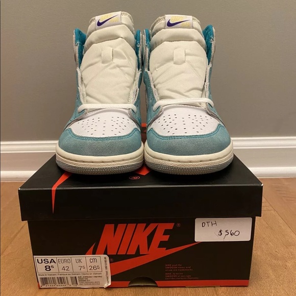 Nike Air Jordan 1 OG Retro Turbo Green - Picture 1 of 9